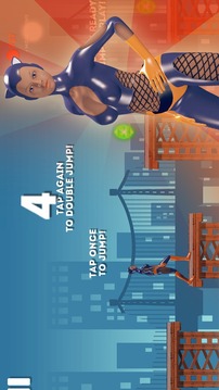 Roof Cat Woman Chase游戲截圖2