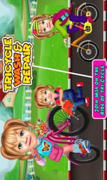 Multi Tricycle Wash Salon: Repair & Design Game游戲截圖1