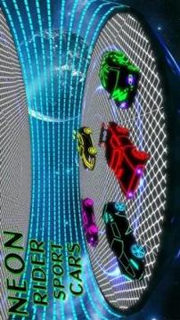 Neon Car Racing Game 2018 – High Speed Rider游戲截圖1