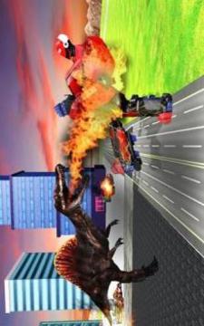 Dinosaur Rampage VS Robots City War游戲截圖5