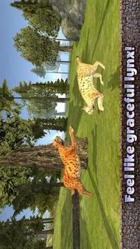 Lynx Family Wildlife Survival Simulator游戲截圖2