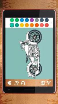 Motorcycles Coloring Pages游戲截圖4