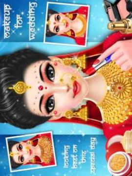 Indian Wedding Makeover,Makeup And Dressup: Part 2游戲截圖4