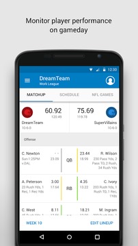 NFL Fantasy Football游戲截圖1