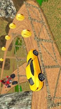 Offroad Driving Adventure : Jeep Stunt 2018游戲截圖1