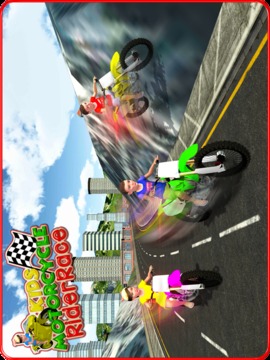 Kids MotorBike Rider Race 3D游戏截图3
