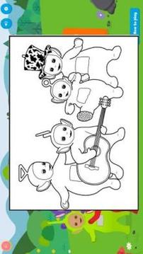 teletubbies for coloring游戲截圖4
