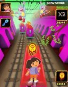 My Princess : Subway Dora Adventure Run游戲截圖1