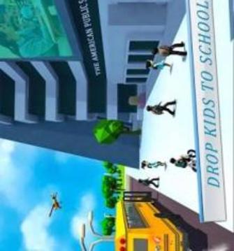 School Bus Driving Game Simulator 2018游戲截圖3