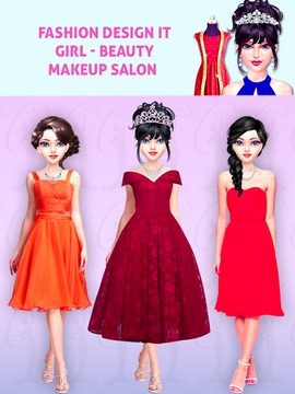 Fashion Design It Girl - Beauty Makeup Salon游戲截圖1