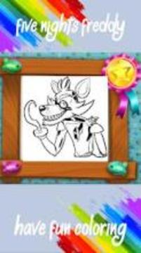 Coloring Book For Five Night Freddy游戲截圖3