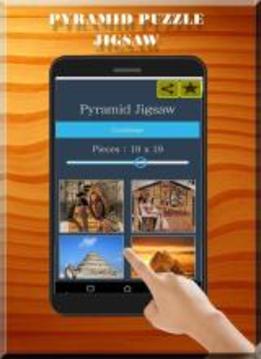 Pyramid jigsaw AntiStress : Free Puzzle游戲截圖1