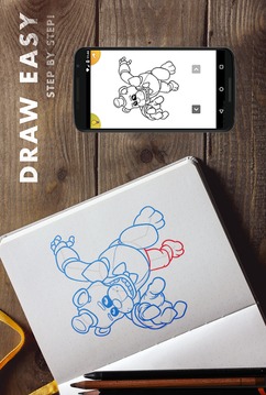 Learn how to draw FNAF游戲截圖3