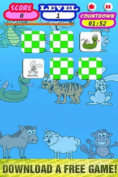 Memory Game for Kids: Animals游戲截圖3
