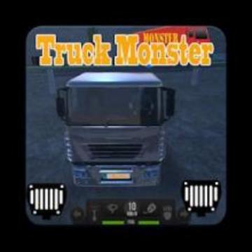 Racing Truck Monster 4x4 hill游戲截圖4