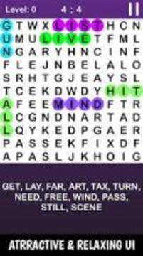 WORDS SEARCH: INFINITE CROSSWORD PUZZLE FREE GAME游戲截圖1