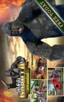 City Smasher Angry Gorilla Simulator: Rampage Game游戲截圖2
