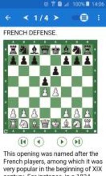 Chess Tactics in French Defense游戲截圖1