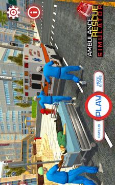 Ambulance Rescue Simulator – Emergency City Drive游戲截圖5