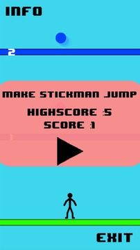 Impossible Stickman Jump游戲截圖1