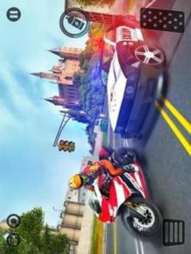 Motorbike Escape Police Chase: Moto VS Cops Car游戲截圖4