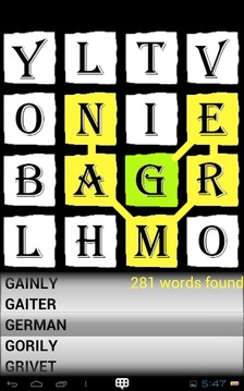 Boggle Solver: Vision游戲截圖3