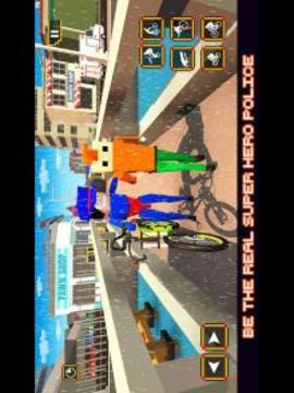 Blocky Cops Police Bicycle游戲截圖2