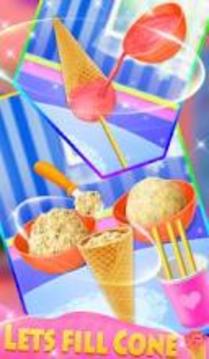 Ice Cream Cones Cake - Cooking Game *游戲截圖2