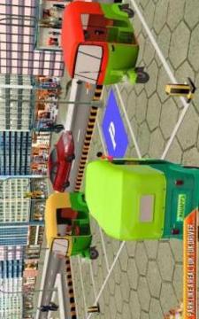 Tuk Tuk Auto Rickshaw Parking Games游戲截圖5