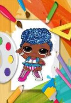 LOL Surprise Dolls Coloring Pages游戲截圖3