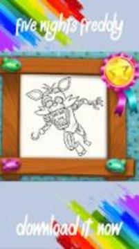 Coloring Book For Five Night Freddy游戲截圖2