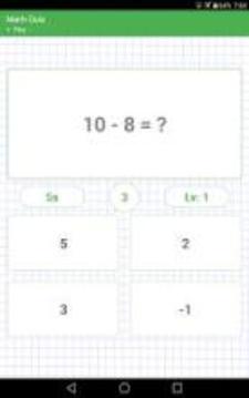 Math Quiz - Train & test your brain游戲截圖2