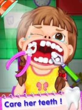 Crazy Kids Dentist - Live Surgery Dentist Hospital游戲截圖5