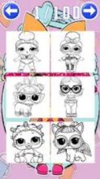 coloring Surprise dolls for LoL Princesses游戲截圖4