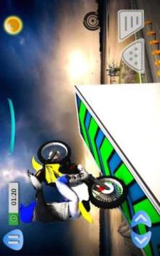 Superhero Bike Tricky Stunt Racing Game游戲截圖1