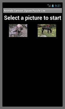 Animals Cartoon Puzzle Lite游戲截圖2