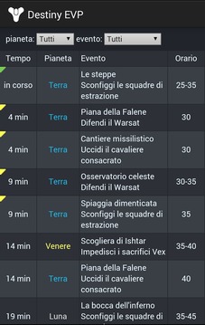 Eventi Pubblici Destiny游戲截圖1