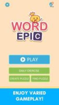Word Epic-Words Search Puzzles游戲截圖4