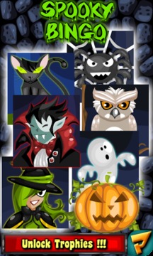 Spooky Bingo For Halloween游戲截圖4