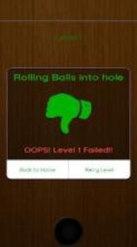 Roll Balls into a hole 2018游戲截圖1