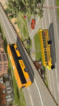 School Bus Driving Up Hill Rush - Free Bus Games游戲截圖4