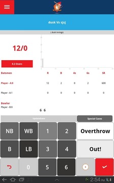 Cricket Score Pad游戲截圖3