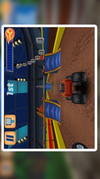 Blaze Light Truck Monster Machine Games游戲截圖1