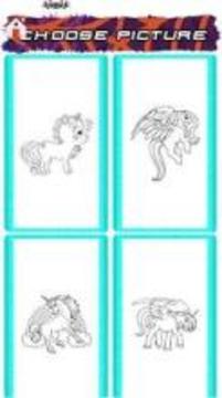 Unicorn Coloring Book Free游戲截圖4