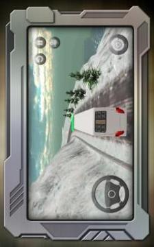 Offroad Bus Parking: Uphill Snow Tracks Driving 3D游戲截圖2