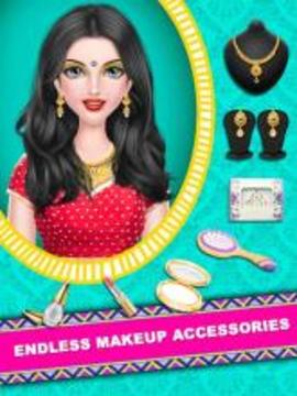 Indian Wedding And Indian Royal Bride Makeovergame游戲截圖1
