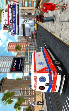 Ambulance Rescue Simulator – Emergency City Drive游戲截圖4
