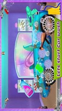 Unicorn Car Wash Salon游戲截圖5