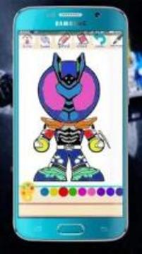 Super Kamen Coloring Book游戲截圖5