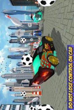 Superheroes Car Highway Stunts Challenges游戲截圖2